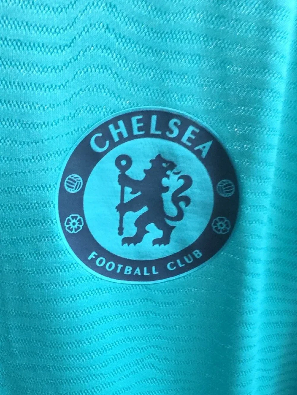 adidas Chelsea FC Teal and Navy Training Jersey - Men